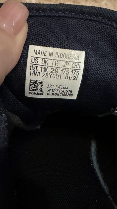 Adidas дитячі кеди кросівки кросовки на хлопчика 28-29 р 19 см