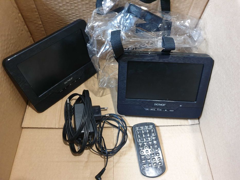 Leitor DVD portátil DENVER ecrãs 7"
