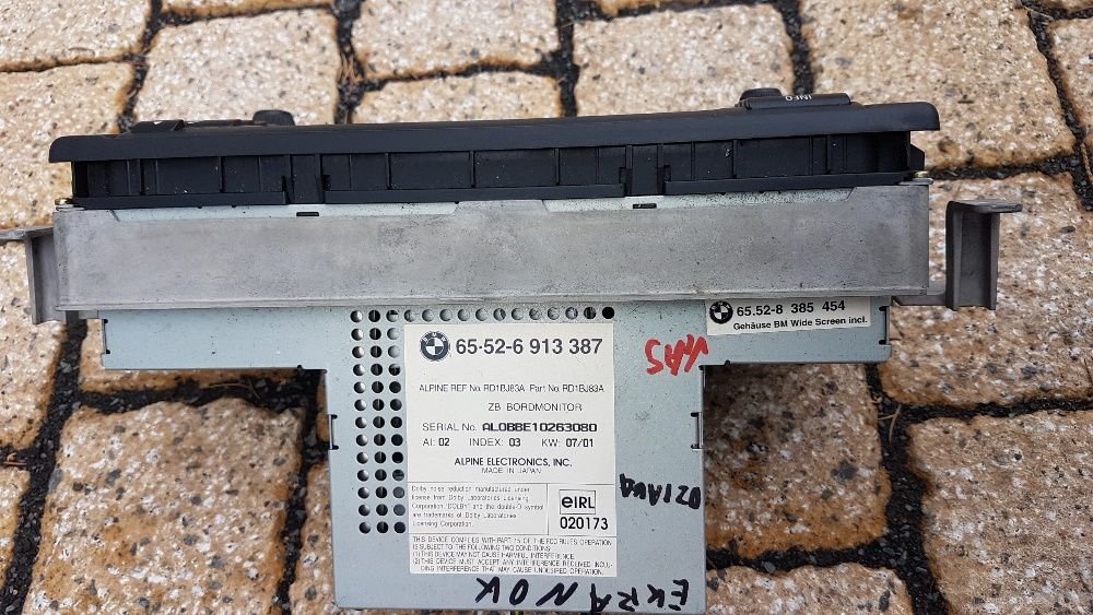 Monitor nawigacja radio wyświetlacz BMW E39 gwarancja f vat