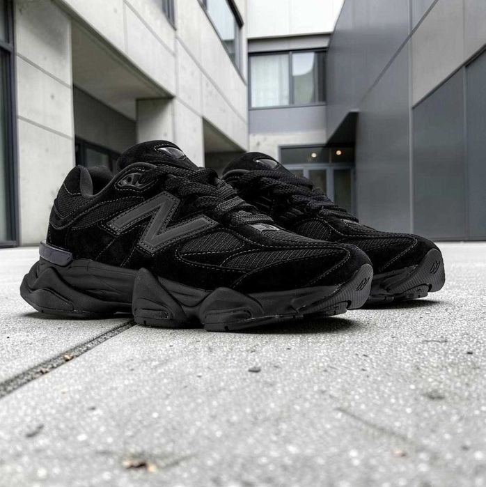 (БЕЗ ПЕРЕДОПЛАТИ) 36 - 40 New Balance 9060 Triple Black Black Нью Беланс 9060