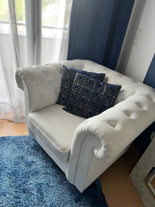 Sofá 1 lugar em Capitone