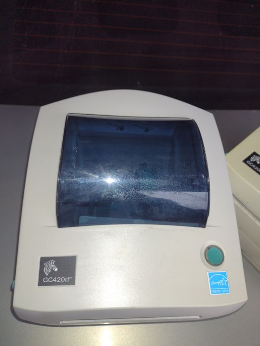 Термо принтер для друку цінників,наліпок, ттн Zebra GC420d