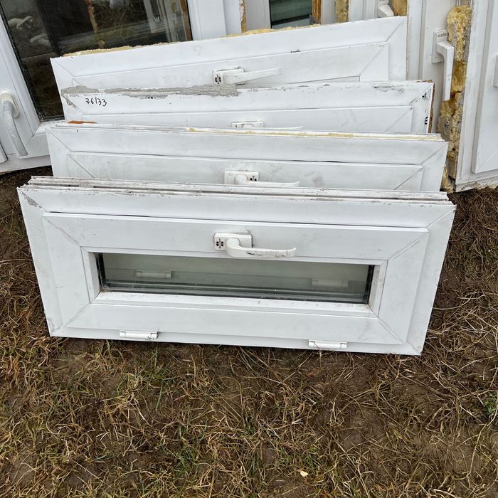 Okno 76x33 PCV z demontażu