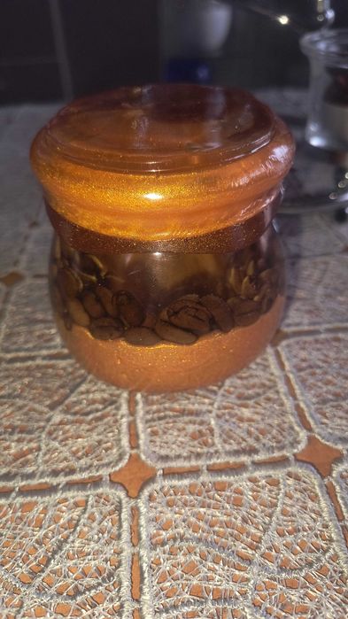 Dekoracyjny słoiczek - rękodzieło