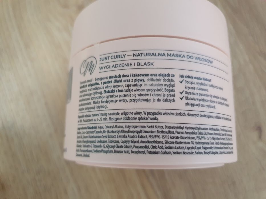 Odżywki do włosów Neboa Just curly + Maska WAX Tricho
