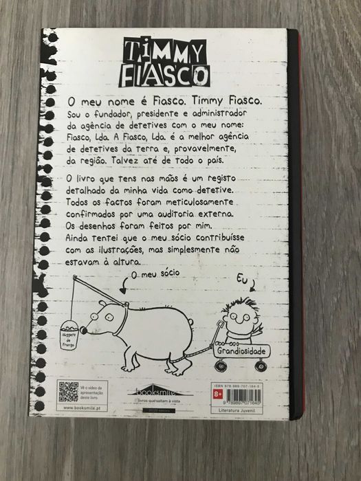 Livro Timmy Fiasco, Sempre a Meter Água