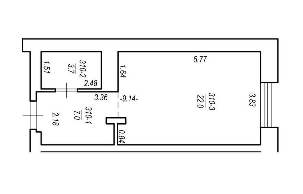 1-кімнатна квартира за адресою вул. Панаса Мирного (площа 32,8 м²) - Atlanta.ua - фото 18