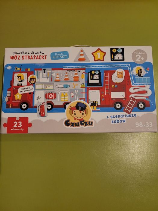 Puzzle wóz strażacki CzuCzu