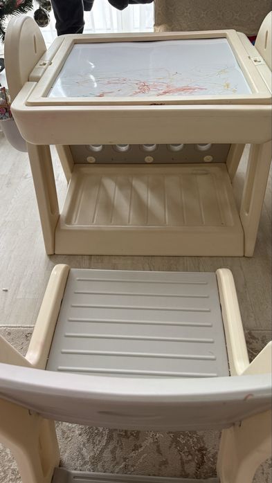 Столик/столік-трансформер дитячій, детский 6в1 Terrio "Snowy"