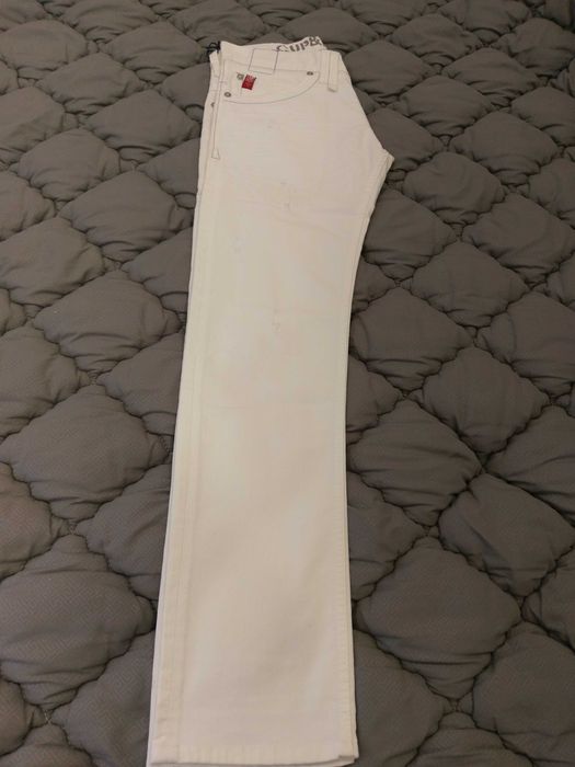 Джинсы белые Denim