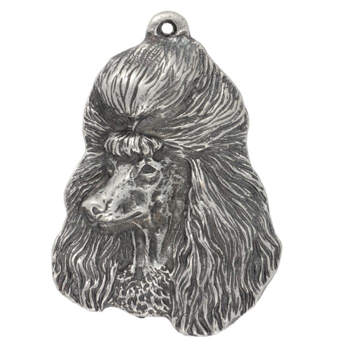 Pudel posrebrzany naszyjnik na łańcuszki Art-Dog