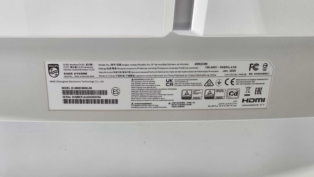 Monitor Philips Evnia OLED 49M2C8900L/00