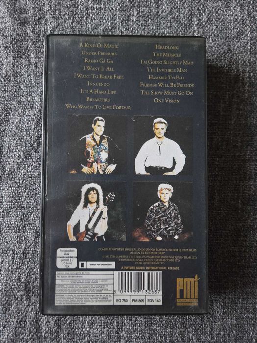 Queen – Greatest Flix II, Kaseta VHS