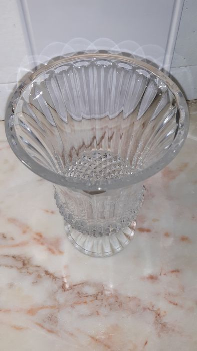 Vaso trabalhado Cristal D'arques