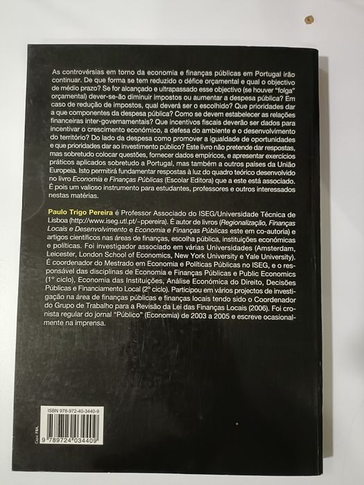 Economia e Finanças Públicas