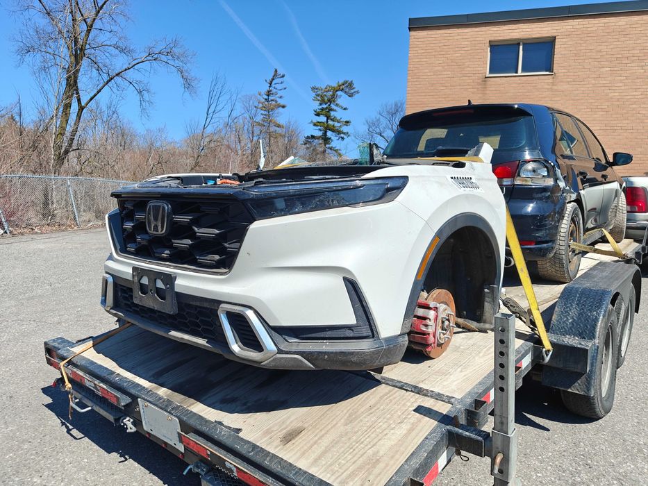 Honda Crv Hybrid 2023- Zderzak Maska Błotnik Pas Przedni Wzmocnienie Silnik Skrzynia biegów Podłużnica Deska Rozdzielcza Kokpit Airbag USA Kanada