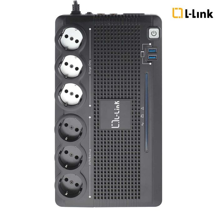 UPS L‑Link LL‑700‑G6 700VA listwa UPS, line‑interactive, 6 gniazd - Nowy