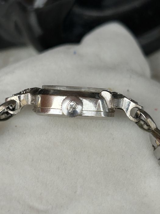 zegarek Girard Perregaux 14k white gold 14k złoto + diamenty !