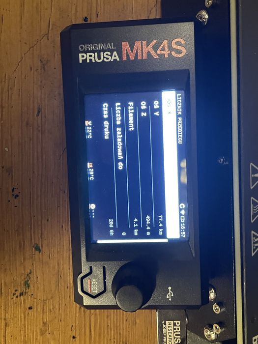 Prusa MK4s - mały przebieg