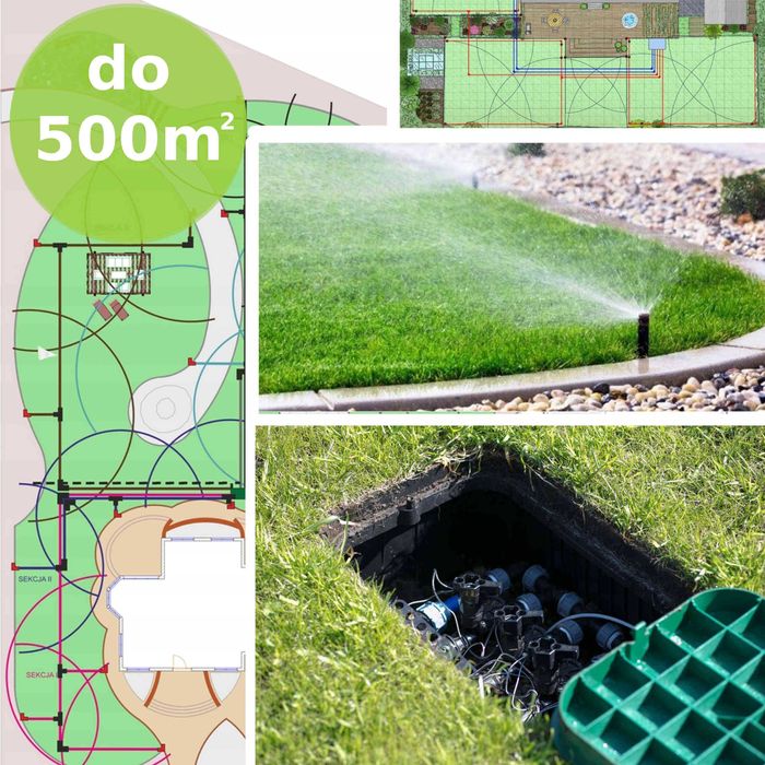 Linia kroplująca nawadnianie 16mm 400m 33cm Borówka Malina Truskawka