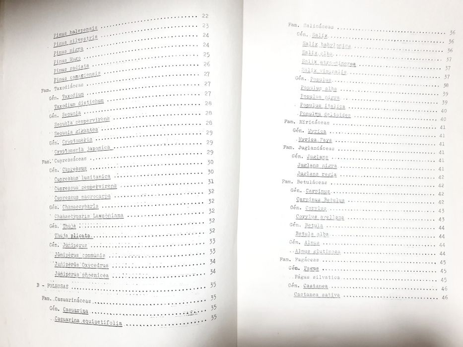 Livro: primeiras noções de dendrologia Florestal