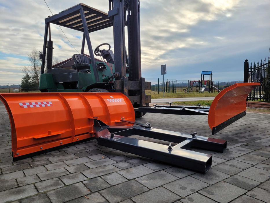 Pług do śniegu do wózka widłowego/ widlaka/ Raka Spych 1.5m 2.0m