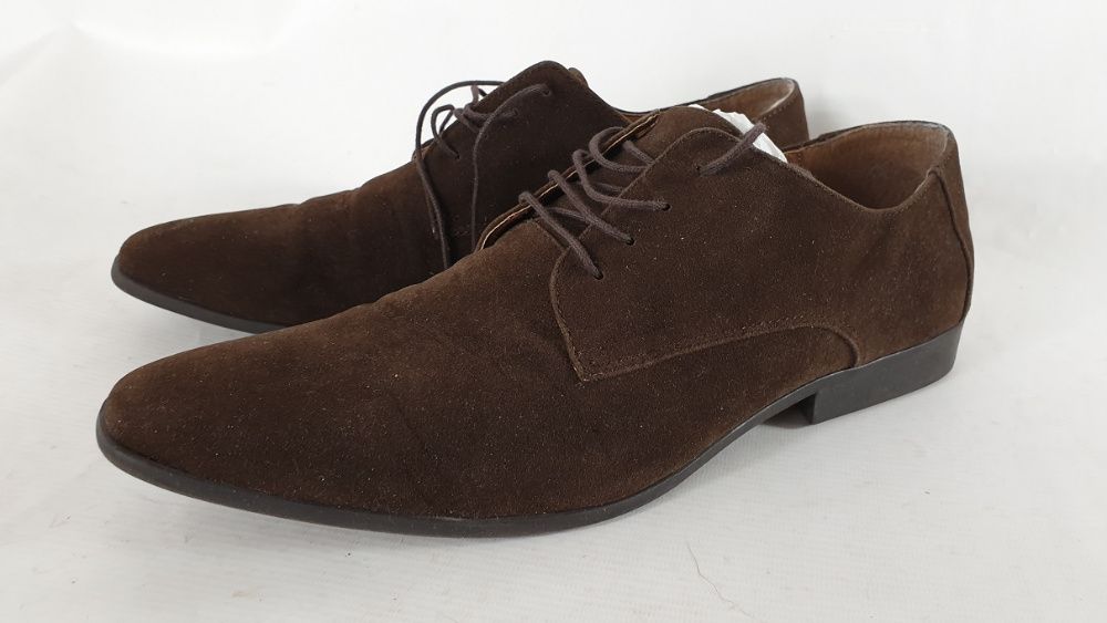 PIER ONE BUTY eleganckie MĘSKIE ROZMIAR 45 eko skóra nowe