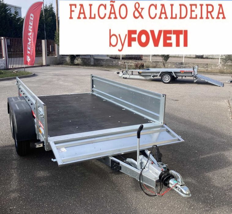 Atrelado Máquina Giratória Reboque Máquina Bocat Traillers escavadora