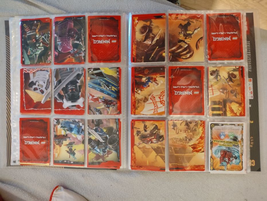 Karty Lego ninjago Seria 5 i na końcu pomieszane
