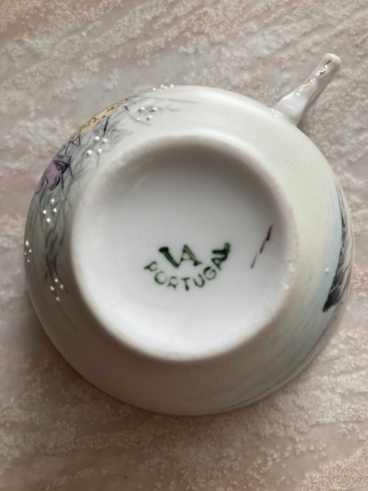 Serviço de café Vista Alegre motivos orientais