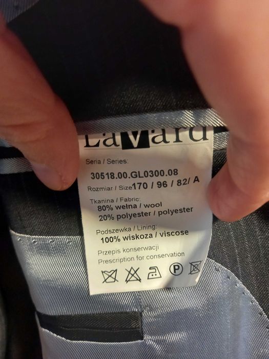 Garnitur męski Lavard