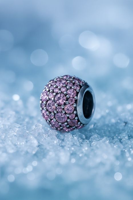 Nowy Pandora CHARMS Zawieszka Srebrna do Pandora APART Koralik