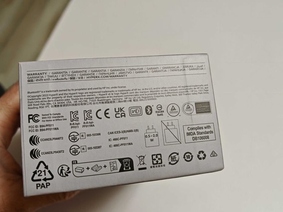 HyperX Pulsefire Haste 2 Mini Wireless -  White