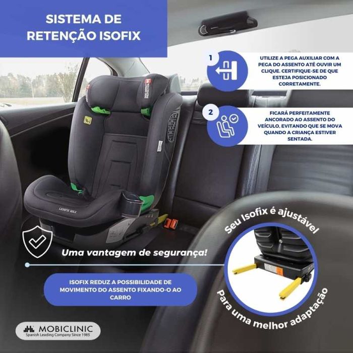 Cadeira Auto com IsoFix