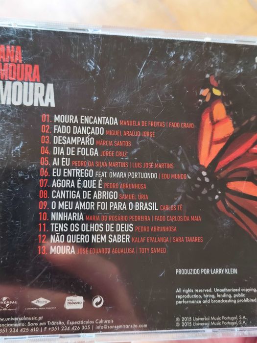Ana Moura CD impecável