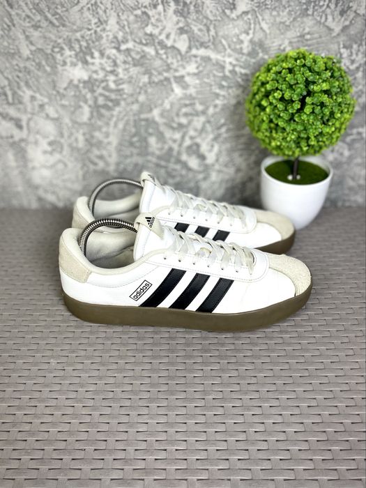 Adidas VL Court 3.0 кроссовки кеды 43 размер кожаные спортивные