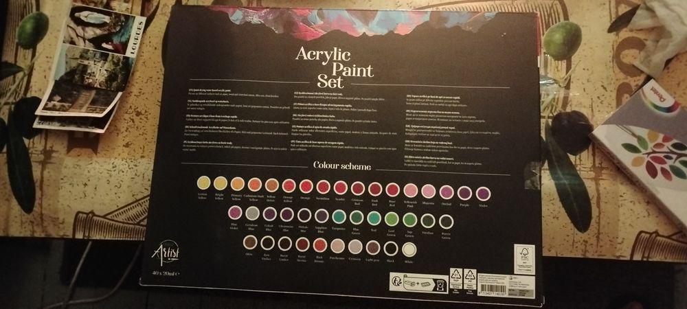 Farbki tak jak widać na zdjęciach