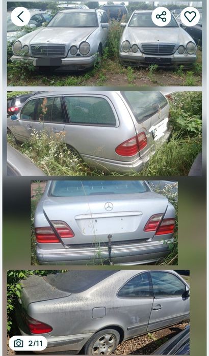 Бампер фара стоп мерседес 210 MERCEDES W210