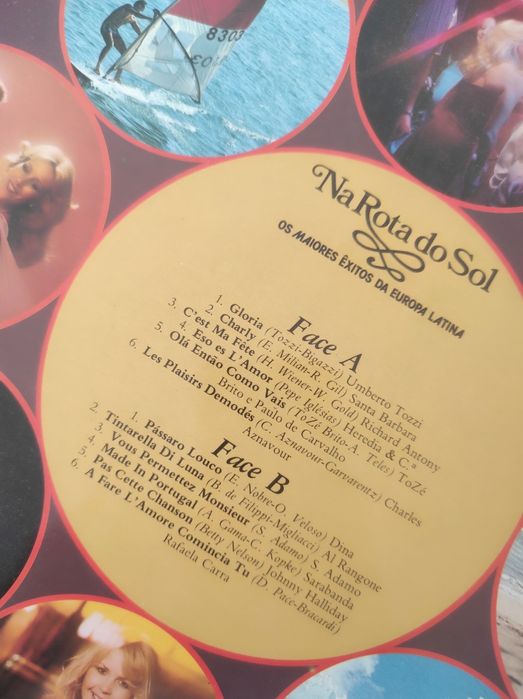 Disco Vinil - Noites de Verão Tozé Brito e Paulo Carvalho, Dina etc.