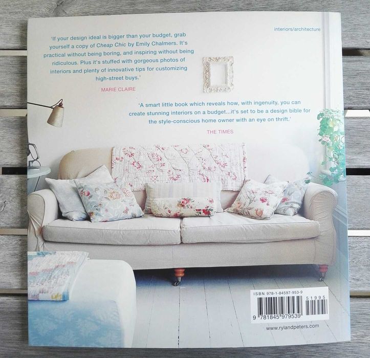 Livro decoração "Cheap Chic" de Emily Chalmers