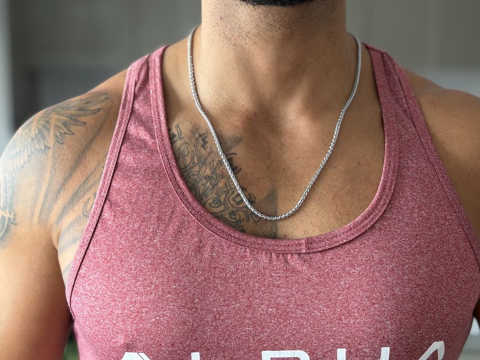Colar homem aço - FaithHeart