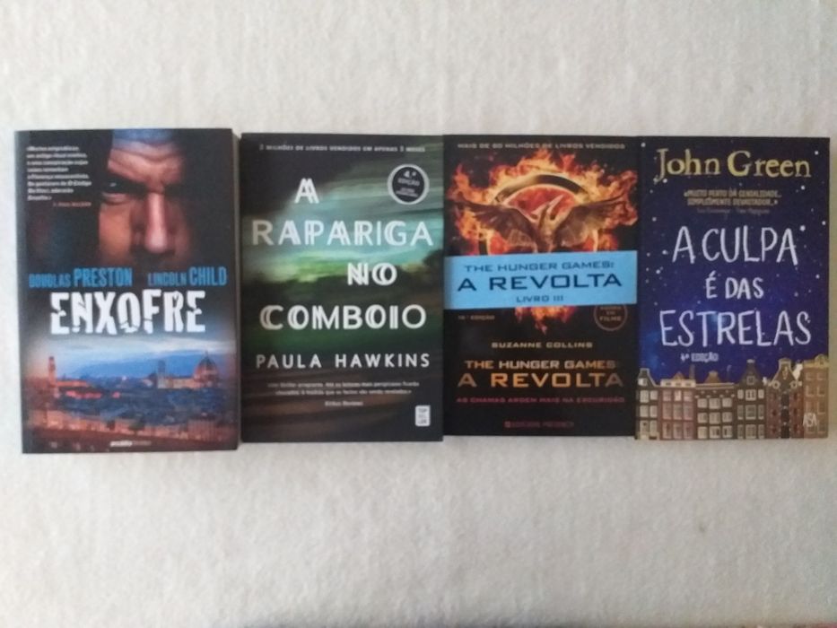 PAULA HAWKINS.A Rapariga Comboio"Douglas Preston"ENXOFRE"Madame Bovary