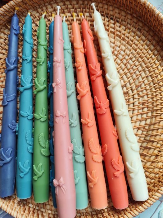 Свічки на Великдень, Великодні свічки, Пасха, Пасхальні свічки