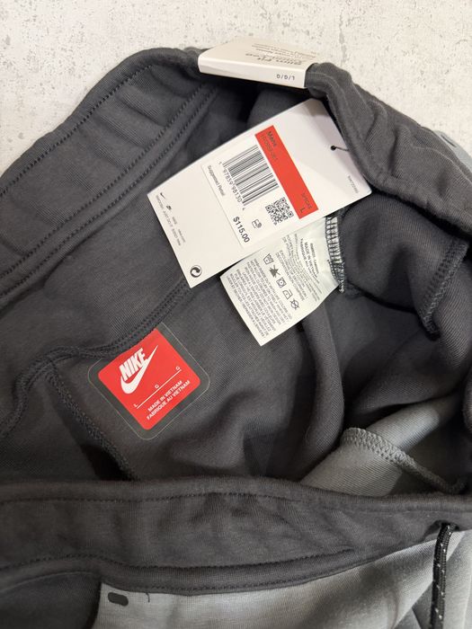 ОРИГІНАЛ! Штани Nike tech fleece темно-сірі | L