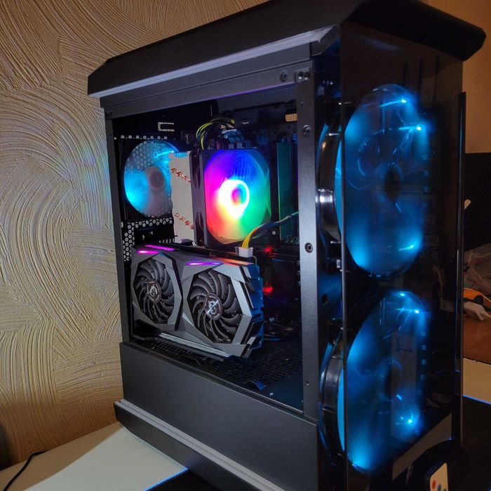 Ryzen 7 1700 RTX 4060  DDR6 Ram 16 ssd 500 NVME ПК системный блок