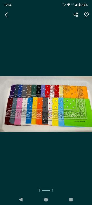 Bandamka chustka 4 sztuki