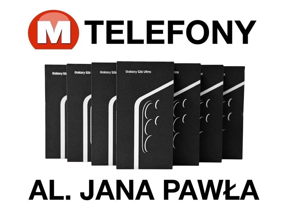 NOWY Samsung Galaxy S26 Ultra 12/512GB AL JANA PAWŁA