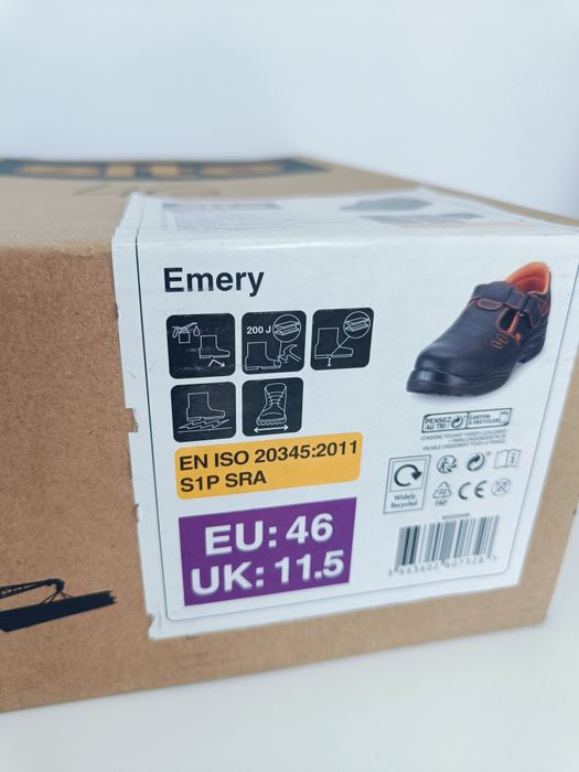 Buty męskie robocze Site roz.46 nowe skóra