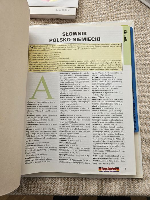Easy Deutsch 5 segregatorów inne  plus kursy do nauki niemieckiego