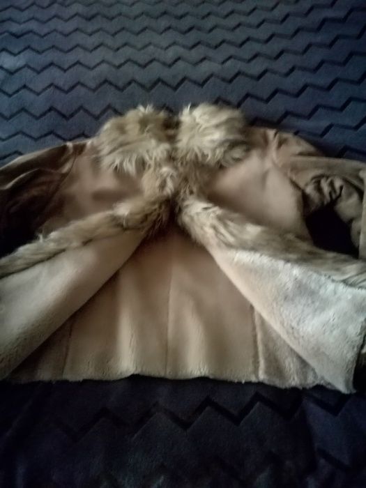 Kożuszek Kożuch Futerko Kurtka Ramoneska S